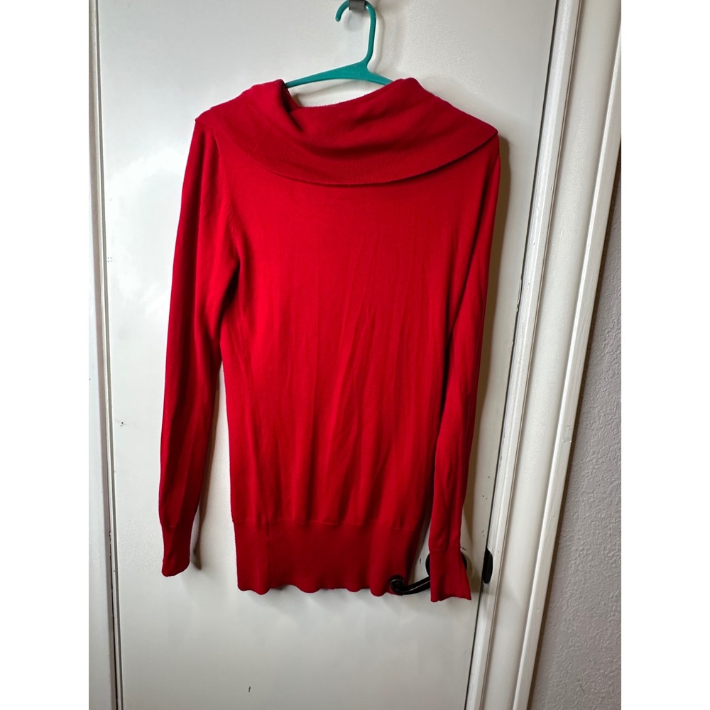 Philosophy Republic Clothing Red Cowl Neck Sweater Womens Small Long Sleeve Knit - Picture 5 of 7